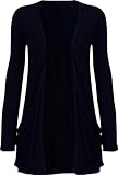 Ladies Women Boyfriend Open Cardigan with Pockets
