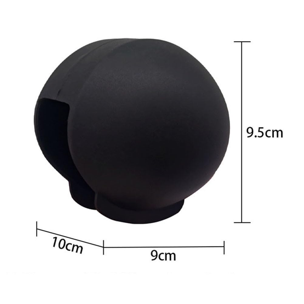 Protector de lente de silicona 5, funda protectora con diseño a prueba de golpes y resistente a los arañazos, para un tacto suave, fácil de limpiar, compatible con 5 (negro)