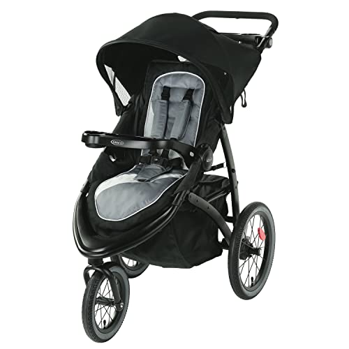 Graco FastAction Jogger LX Stroller – Drive, Convenient One-Hand Fold, Infant Car Seat Compatible, Ideal for Parents on The Go