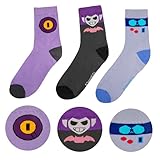 brawl stars pc sans telecharger  Cinereplicas Brawl Stars - Coffret de 3 paires de chaussettes - 8-Bit, Rico, Mortis - Taille unique EU 35-45 - Licence Officielle