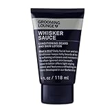 Grooming Lounge Whisker Sauce Beard and Skin Conditioner For Men, 4 ounce