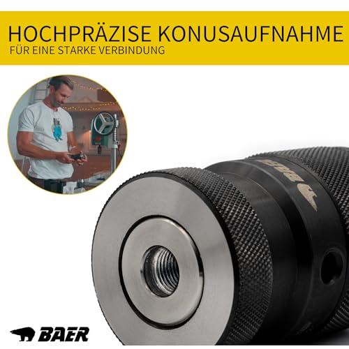 Mandrin auto-serrant 0,2-16 mm BaerCoil pour changer vos forets sans clé