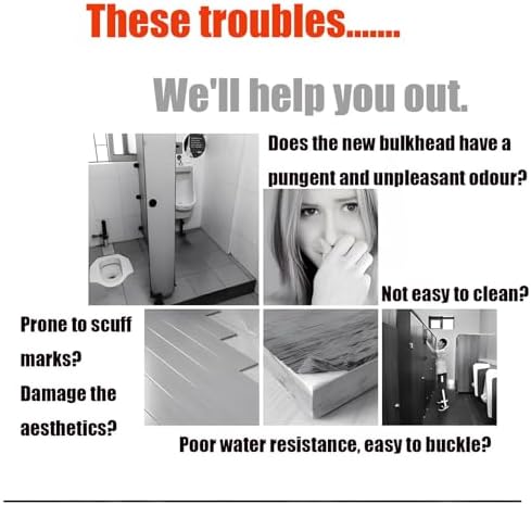 Wall Mounted Urinal Screen Partition Divider for Men 35.43"x15.75" Toilet Protection for Schools Kindergartens Malls & Public Facilities Includes Accessories