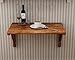 Tavolo da Parete Pieghevole in Legno, Tavolo da Cucina, Tavolo per Bambini, Tavolo Ribaltabile da Muro Marrone, Tavolo a Ribalta da Parete, 50x30cm 70x40cm 70x50cm 80x50cm 100x40cm 100x50cm