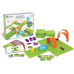 Learning Resources Code & Go™ Robot Mouse Activity Set, 83 pieces, Ages 4+
