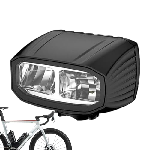 Luz delantera para bicicleta – Luz LED recargable para manillar – 1000 lúmenes impermeable con luz de cruce y luz larga para actividades al aire libre ciclismo camping