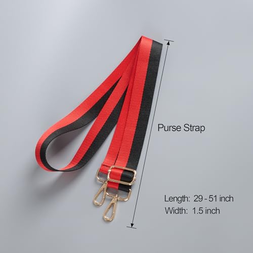 Image of chushui Woven Stripe Purse Straps,Replacement Crossbody Wide Shoulder Adjustable Strap for Bag Handbags