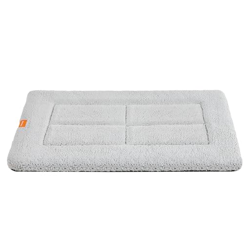 Feandrea Hundedecke, Haustier Decke, für Hunde, Katzen, 120 x 75 cm, XXL, maschinenwaschbar, trocknergeeignet, rutschfest, hellgrau PPB021G01