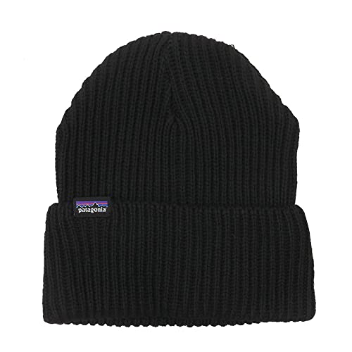 Patagonia Fisherman's Rolled Beanie 29105 BLK (BLACK), BLK (BLACK), One Size