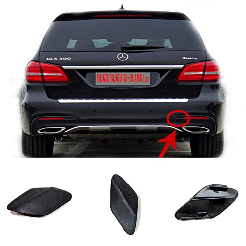 Rear Tow Cover Fit 15-19 Mercedes Benz X166 Facelift W292 ML GLE GL GLS for 250 300 320 350 400 450 500 550 43 63 2015 2016 2017 2018 2019 bumper towing Hook Eye Cap (AMG Line edition) -  Trimla, 1668858322