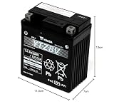 Yuasa YTZ8V 12V 120 CCA High Performance AGM VRLA Motorbike Battery - 9