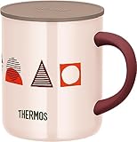 Thermos JDG-352LTD P-PTN Vacuum Insulated Mug, 11.8 fl oz (350 ml), Pink Pattern