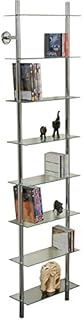 WATSONS MAXWELL - Wall Mounted Glass 240 CD / 160 DVD/Bathroom Storage Shelf - Clear