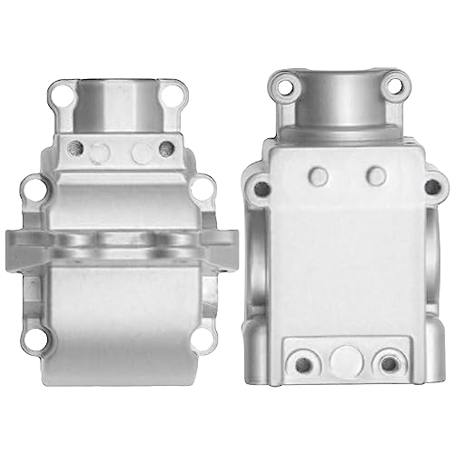 Couvercle boîtier boîte vitesses WLtoys 144001 métal argent 1/14