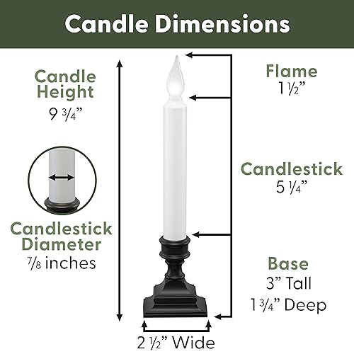 612 Vermont VT-1506A-4 Led Battery Operated Window Candles thumb #3