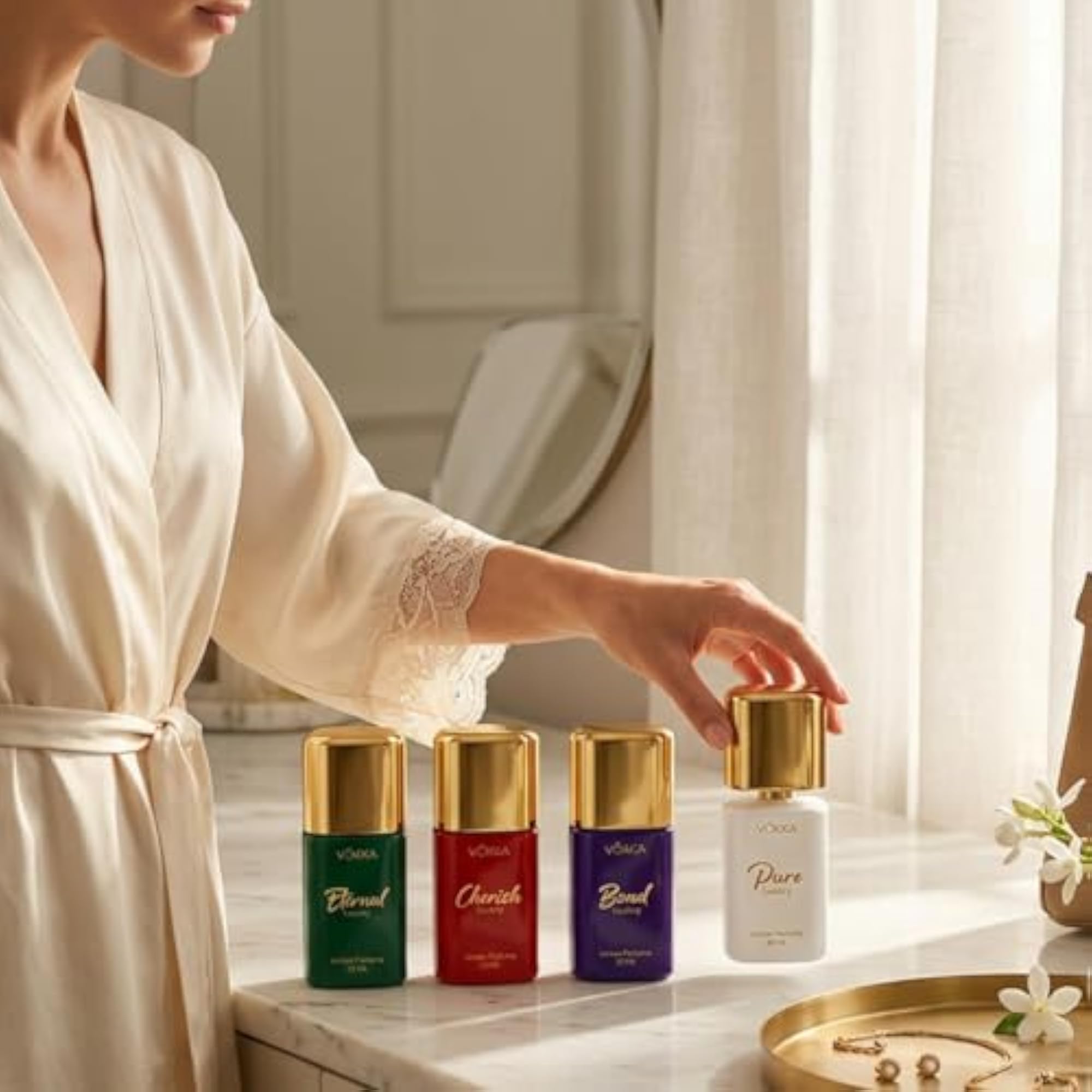 Luxury Unisex Perfume Set 4x20ml, Gift for Him & Her