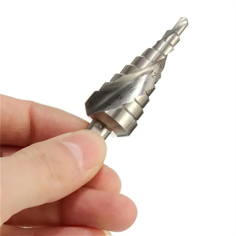 Wiertło stopniowe 4-12/20/32 mm z chwytem sześciokątnym rowek stożkowy wiertło stożkowe wiertło do otworów - 4-12 mm