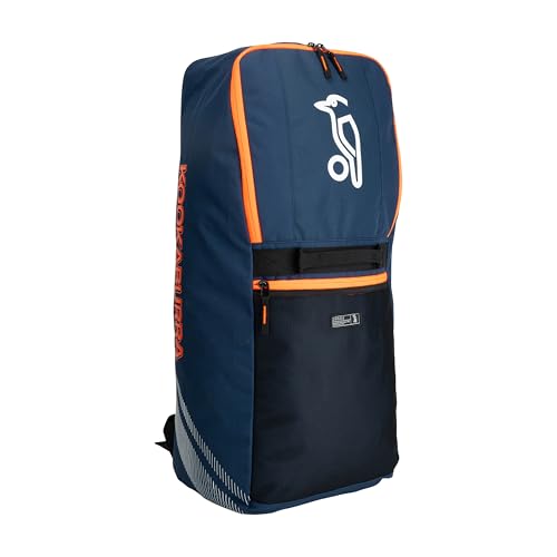 Kookaburra d6500 Junior Cricket Duffle Bag - Navy/Orange | Ideal for Junior cricketers