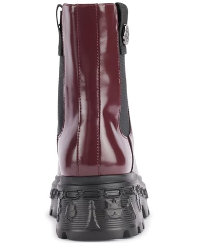 KARL LAGERFELD Women's Londyn Lug Sole Chelsea Boot with Logo Hardware Ankle2