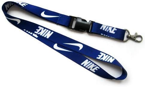 Solid Rock Nike Blue Basketball Lanyard Keychain