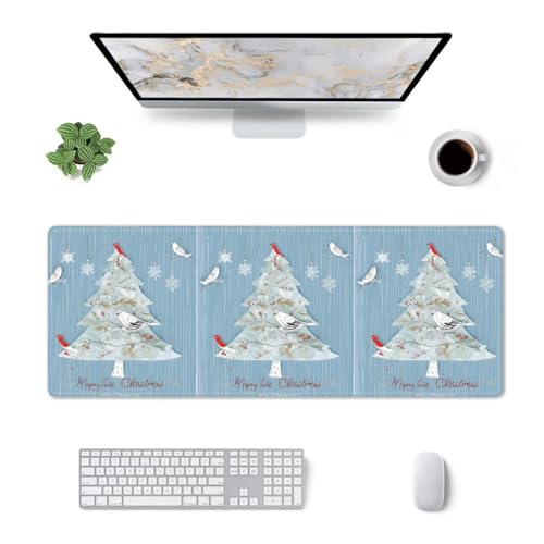 Tapis de souris de jeu haute précision coquillages de Noël avec base antidérapante