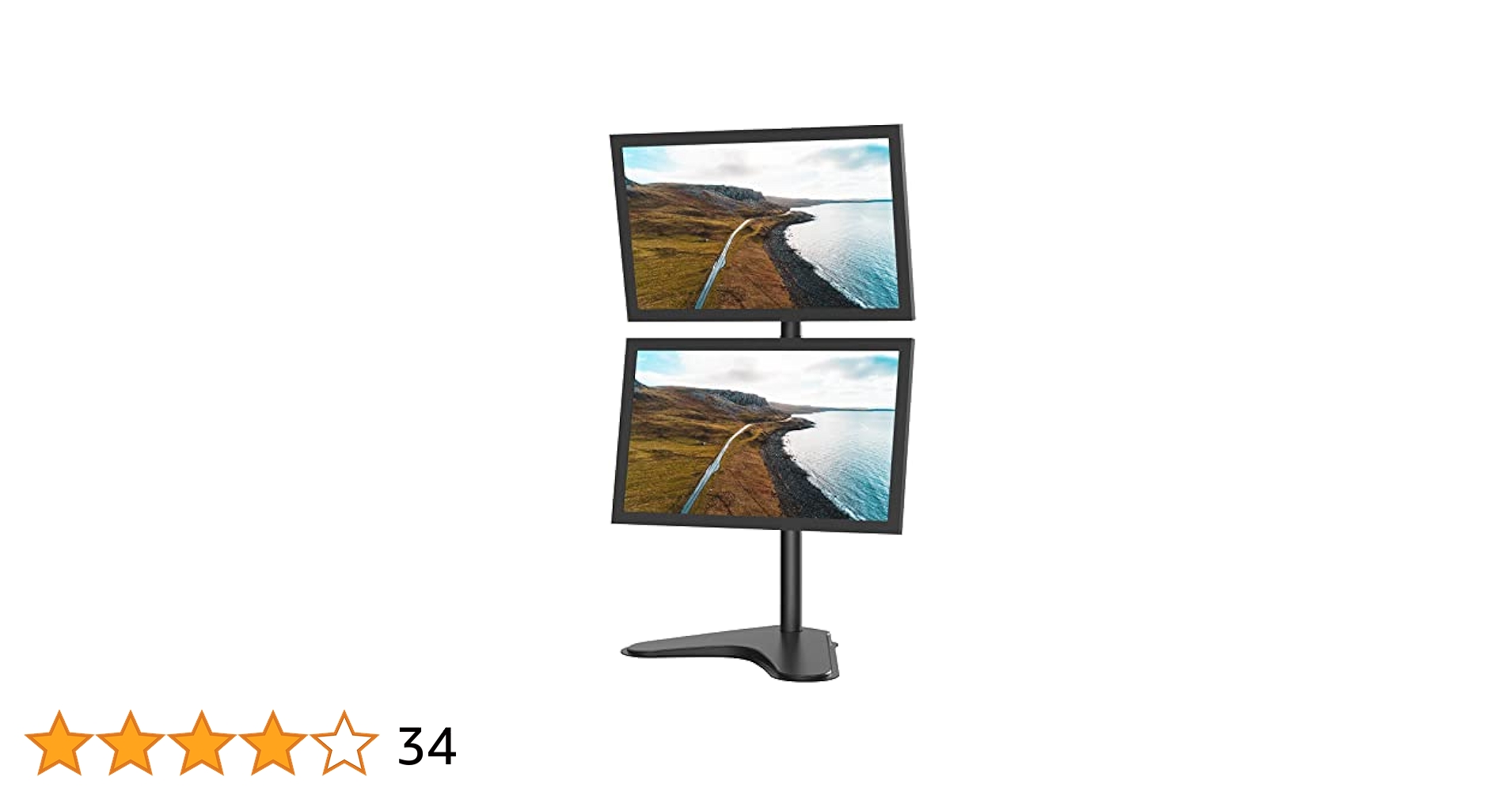 デュアルディスプレイスタンド 上下2画面OK デュアルディスプレイ 上下2画面OK スタンド ノートPC上に