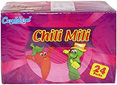 Chili Mili (spicy jelly candy- halal) box of 24pkts