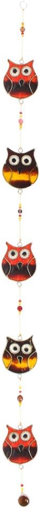 Something Different Wholesale String of 5 Owls Suncatcher