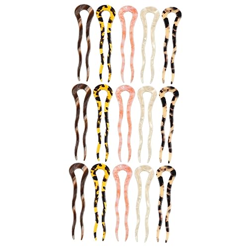 Épingles à cheveux U acétate NOLITOY pour chignons élégants