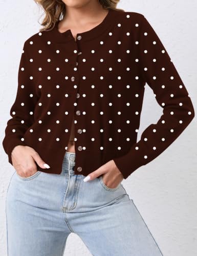 Image of Ziesexy 2026 Leopard Cardigan Womens Button Up Sweaters Long Sleeve Cheetah Print Cropped Cardigan Jackets