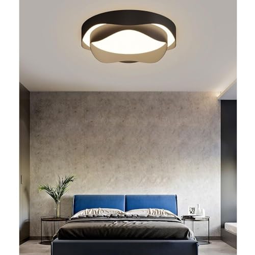 Plafonnier LED encastré à double couche lumineuse pour le salon - 6