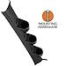GlowShift Black Triple Pillar Gauge Pod Compatible with Subaru Impreza WRX STI 2008-2014 - Complete Replacement - ABS Plastic - Mounts (3) 2-1/16