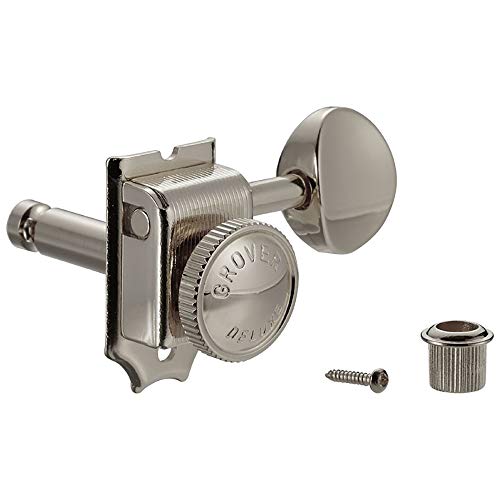 Mécaniques à verrouillage vintage Grover Nickel 6 en ligne pour guitare