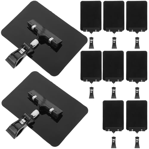 Supports plastiques clip de fixation pour étiquettes A6 réutilisables et orientables