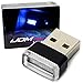 iJDMTOY 75-204-Blue Ultra Blue Plug-N-Play Miniature/Nano USB LED Interior Ambient Accent Lighting Kit, Universal Compatible with Any Car SUV Truck