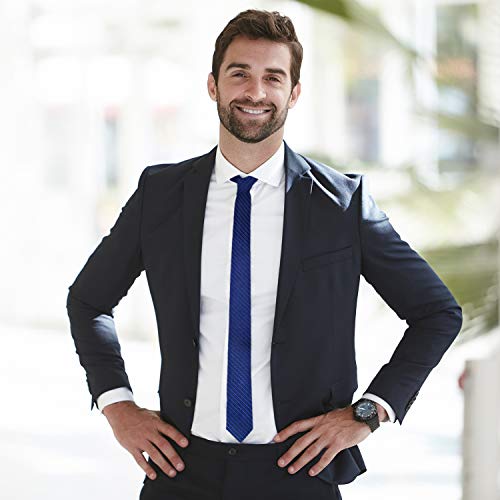 DonDon Cravatta Uomo blu scuro 5 cm di larghezza