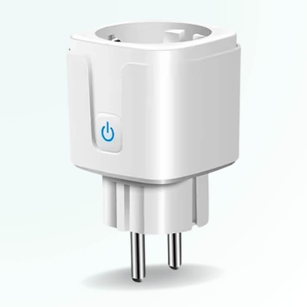 ZenGO Pack 4 Prise connectée WiFi, 20A Type E/F, Suivi de consommation, Contrôle à Distance, Compatible Alexa, Google Home, SmartLife et Tuya