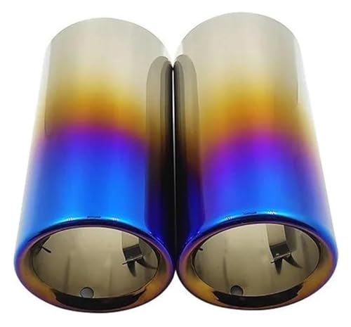 Tubo de escape de 70 mm en acero inoxidable para BMW Serie 3 328i 320i, kit de decoración plata