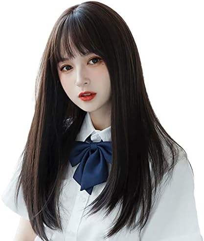 Amazon.co.jp: ウィッグ ロング ストレート ウイッグ セミロング 