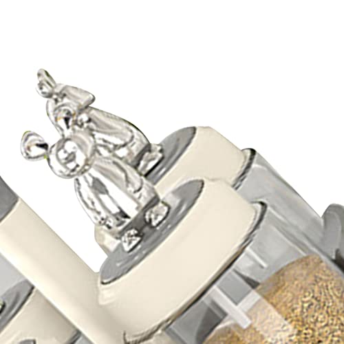 Gewürzregal, Gewürzregal-Organizer-Design, 2 Ebenen, Großes Fassungsvermögen, Rutschfester Boden, Wandmontage, Gewürzregal für die Küche, Hochwertiges Glas, Drehbares Gewürzregal, (Grau)