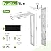 SUPAWAY 2 x Solar Panel Mount Hooks, Adjustable 6-18 cm Balcony Bracket, Stainless Steel 304 Thickness 2 mm Solar Balcony Power Station Bracket Balcony Hook with Screws Set for Square Round Railing