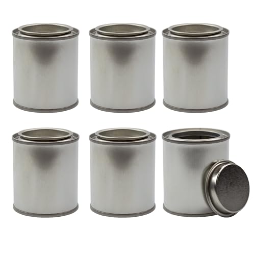 Cornucopia Brands Metal Paint Cans with Lids (1/4 Pint Size