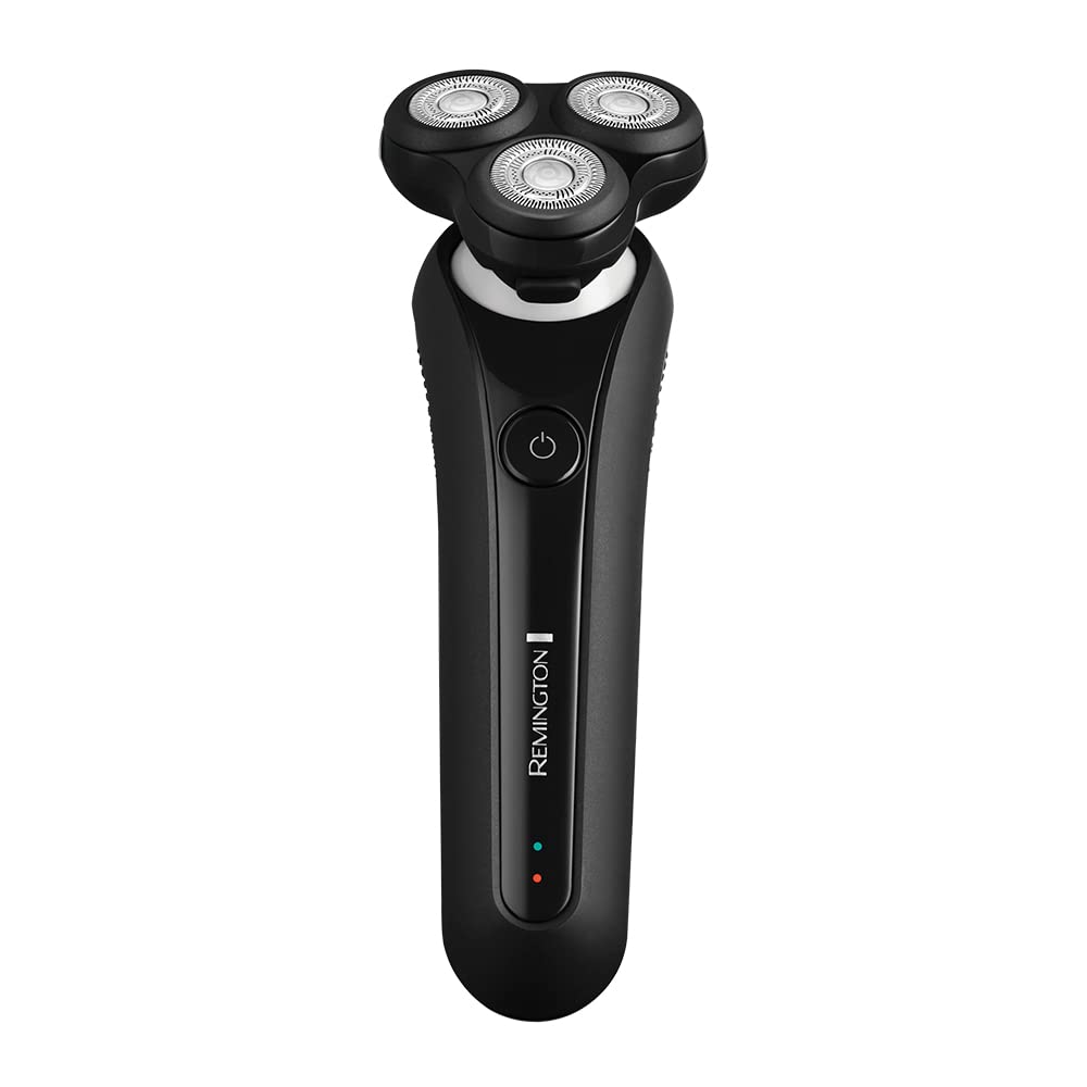 Remington, Rasoio testa calva, Testina 360° per zone difficili, Powersense Tech- velocità adattiva, lame comfort, rasatura a filo pelle (0.2 mm), ricaricabile, waterproof, X5 Limitless XR1750