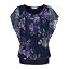Floral-purple Navy
