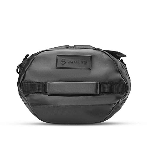 HEXAD Carryall Travel Duffel Bag - Includes Backpack Straps and Laptop Sleeve (Black, 40 L)