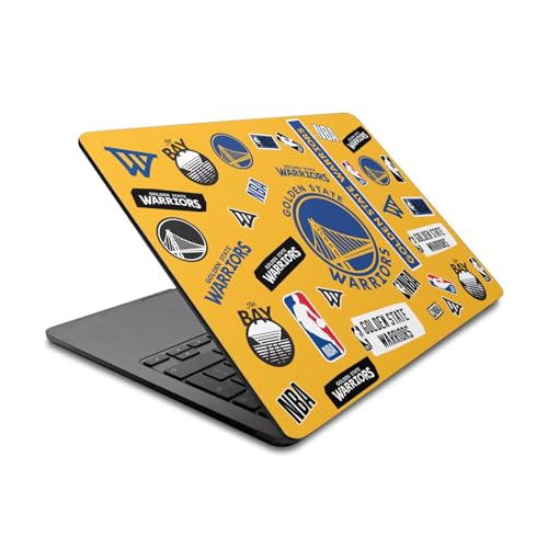 Autocollant MacBook Air 13.6 anti rayure skin vinyle NBA Warriors résistant pour modèle 2022 2025