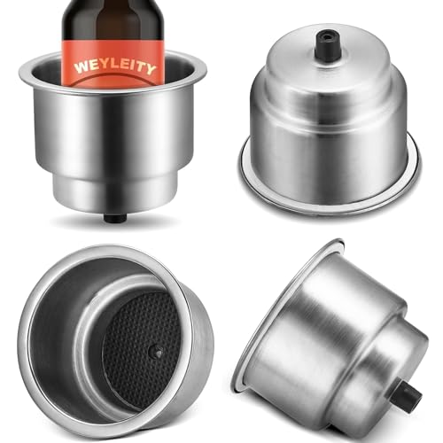 Porte-gobelet acier inoxydable camping-car lot de 4 pour road-trip serein