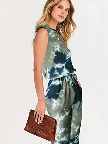 Anrabess Jumpsuits For Women Summer Sleeveless Round Neck Tie Dye Jogger Jumpsuit Outfit A330-Junlvlan-M #TOP7