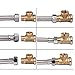 juler 1/2 '' Femmina e Maschio/Tubolare T-T-Joint Connector Ottone/Rame forgiato