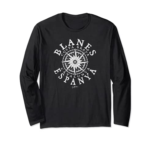 JCombs: Blanes, Costa Brava, Catalonia, Spain Long Sleeve T-Shirt, Black